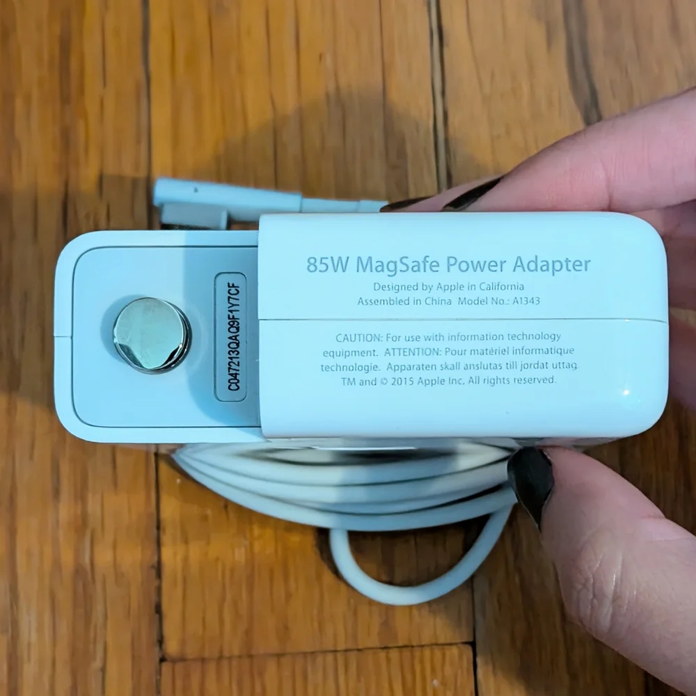 Genuine Apple 85W MagSafe Power Adapter & Extension Wall Cord Cable US Plug
